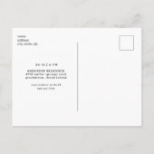 2023 Afstudeerder Photo Neutral Party Invitation B Briefkaart (Achterkant)