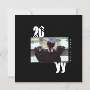 2023 Afstudeertypografie Vet Foto Minimaal