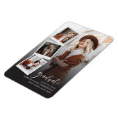 2023 Afstuderen Aankondiging multi-foto Afstudeerd Magneet (Linkerzijde)