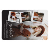 2023 Afstuderen Aankondiging multi-foto Afstudeerd Magneet (Horizontaal)