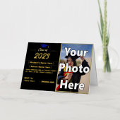 2023 Afstuderen Aankondiging van goudolie - Kaart (Voorkant)