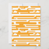 2023 Afstuderen Foto 70s Retro Oranje aankondiging (Achterkant)