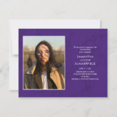 2023 Afstuderen Foto Collage Paars Script Afstudee (Achterkant)