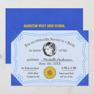 2023 Afstuderen Foto Diploma gradencertificaat Kaart