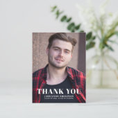 2023 Afstuderen Foto flat-dank Briefkaart (Staand voorkant)