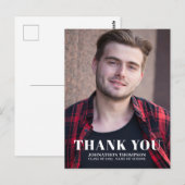 2023 Afstuderen Foto flat-dank Briefkaart (Voorkant / Achterkant)