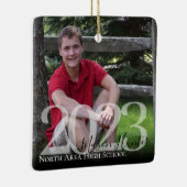 2023 Afstuderen Foto Keramisch Ornament (Rechts)