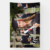 2023 Afstuderen Fotosjabloon voor middelbare schoo Spandoek (Verticaal)