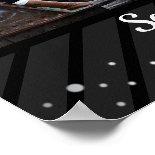 2023 Afstuderen Gefeliciteerd Foto Poster (Hoek)