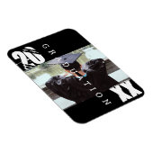 2023 Afstuderen Typografie Bold Photo Magnet Magneet (Rechterzijde)