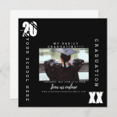 2023 Afstuderen Typografie Bold Photo Preschool (Voorkant / Achterkant)