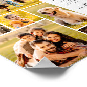 2023 Agenda 6 Foto Collage Persoonlijk Poster (Hoek)