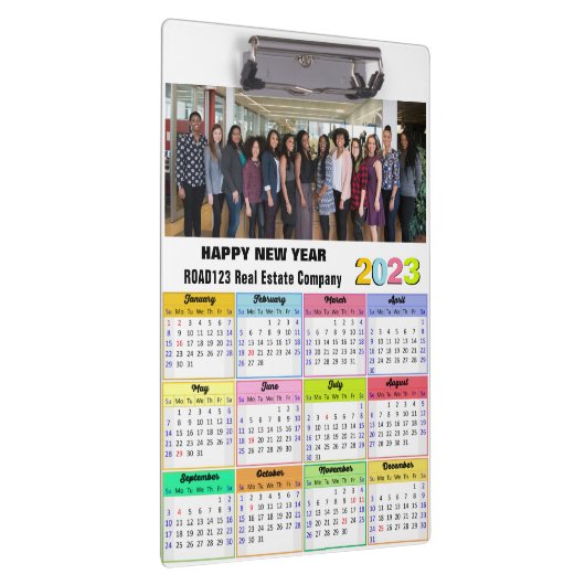 2023 Agenda Business Foto Aangepast modern Klembord (Rechts)