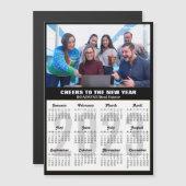 2023 Agenda Business Foto Modern Black Silver H (Voorkant / Achterkant)