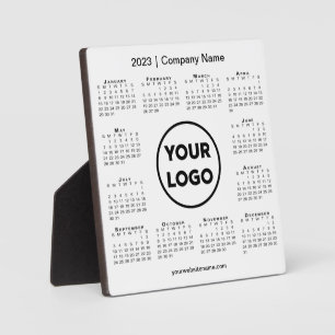 2023 Agenda Company Logo Business Desktop Fotoplaat