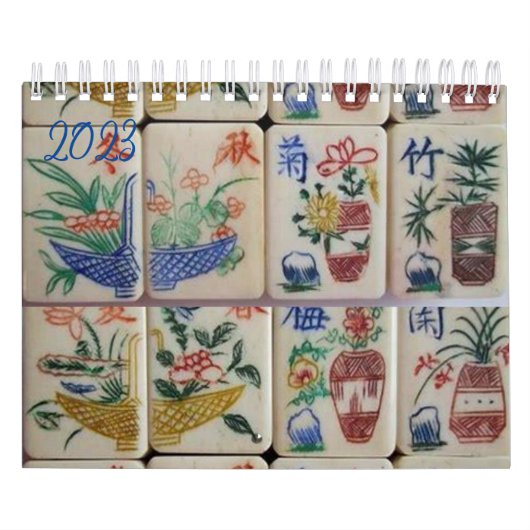 2023 Agenda Mahjong Kalender (Hoes)