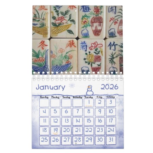 2023 Agenda Mahjong Kalender (Jan 2026)