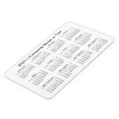 2023 Agenda met Eigen tekst wit Magneet (Linkerzijde)