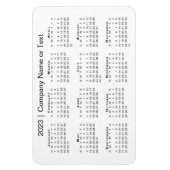 2023 Agenda met Eigen tekst wit Magneet (Verticaal)