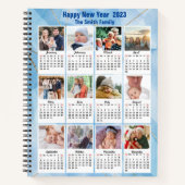 2023 Agenda Moderne reeks 12 Foto Blue Gold (Voorkant)