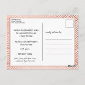 2023 Agenda Moderne serie Foto nieuwjaar Briefkaart (Achterkant)