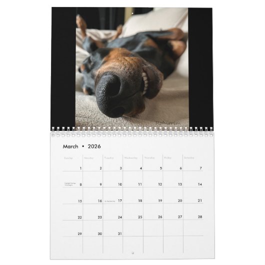 2023 Agenda van Dobermantalk Kalender (Mar 2026)