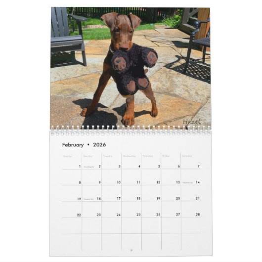 2023 Agenda van Dobermantalk Kalender (Feb 2026)