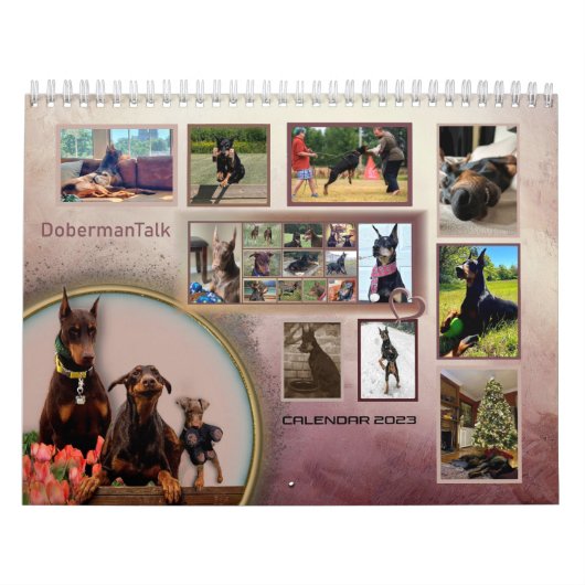 2023 Agenda van Dobermantalk Kalender (Hoes)