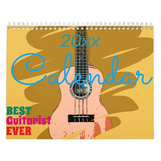 2023 Agenda voor beste gitarist ooit Kalender (Hoes)