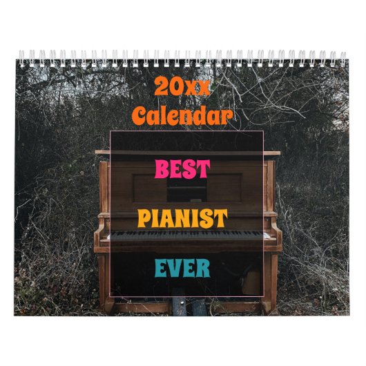 2023 Agenda voor beste pianist ooit Kalender (Hoes)