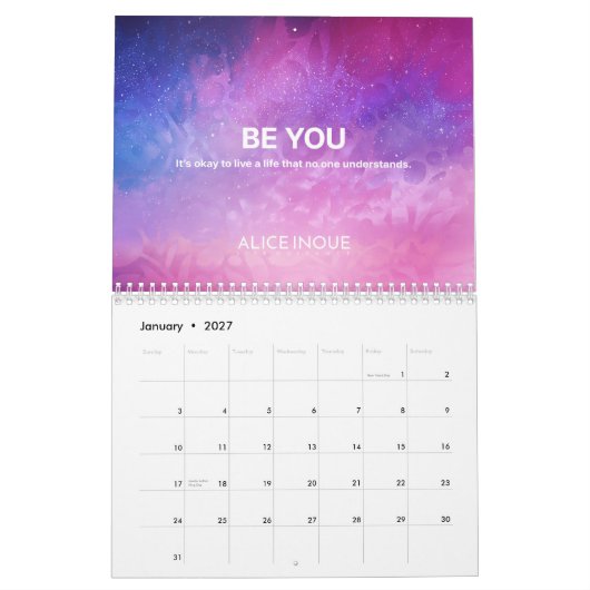 2023 Alice Inoue Life Guidance Calendar Kalender (Jan 2027)