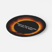 2023 Annulaire Zonsverduistering Papieren Bordje (Gekanteld)