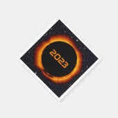 2023 Annulaire Zonsverduistering Servet (Hoek)