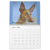 2023 Art Calendar (Sighthound Dog) Kalender (Jan 2026)