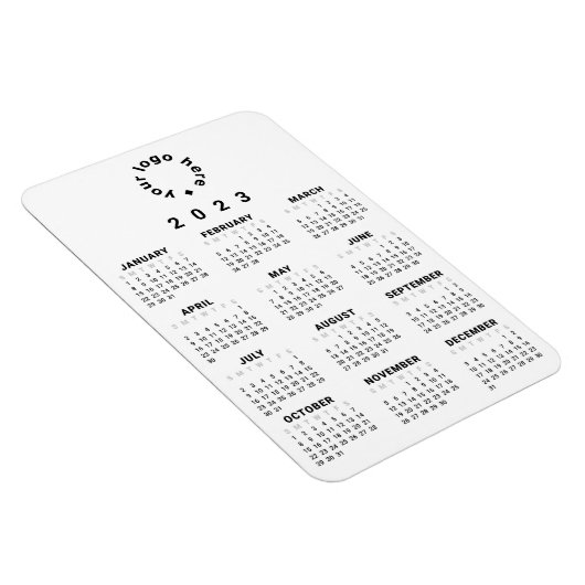 2023 At-A-Glance agenda met aangepaste Logo Magneet (Rechterzijde)