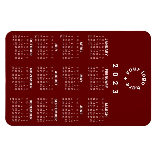 2023 At-A-Glance agenda met aangepaste Logo Magneet (Horizontaal)