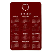 2023 At-A-Glance agenda met aangepaste Logo Magneet (Verticaal)