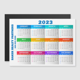 2023 Bedrijfs Magnetische Kalender
