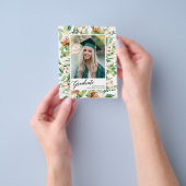 2023 BEGROTING Eucalyptus Foto Afstuderen Uitnodig Flyer (Hand)