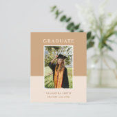 2023 Bekendmaking van het Afstudeerder Gold Modern (Staand voorkant)