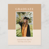 2023 Bekendmaking van het Afstudeerder Gold Modern (Voorkant)