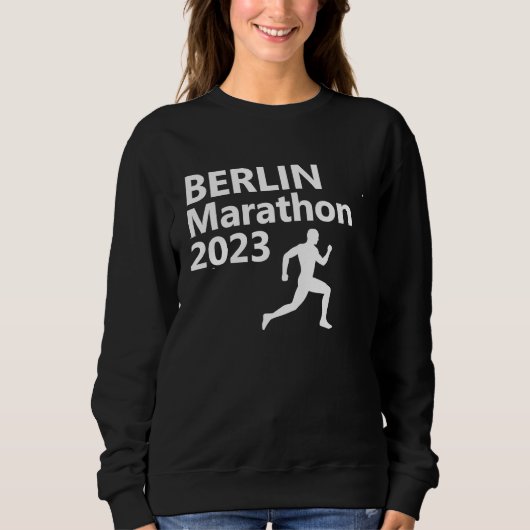 2023 Berlin Marathon Germany German City Run Kilom Trui (Voorkant)