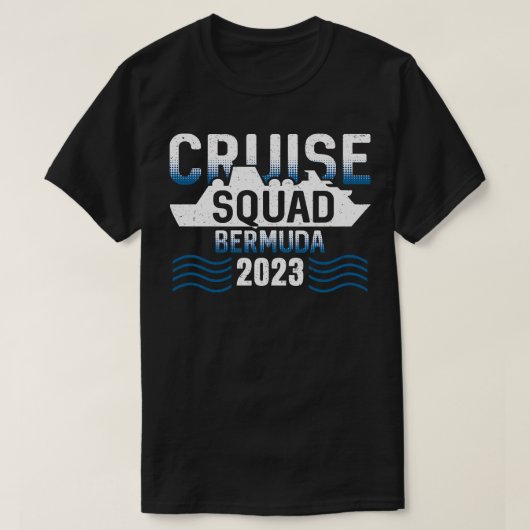 2023 Bermuda Cruise Squad T-shirt (Design voorkant)