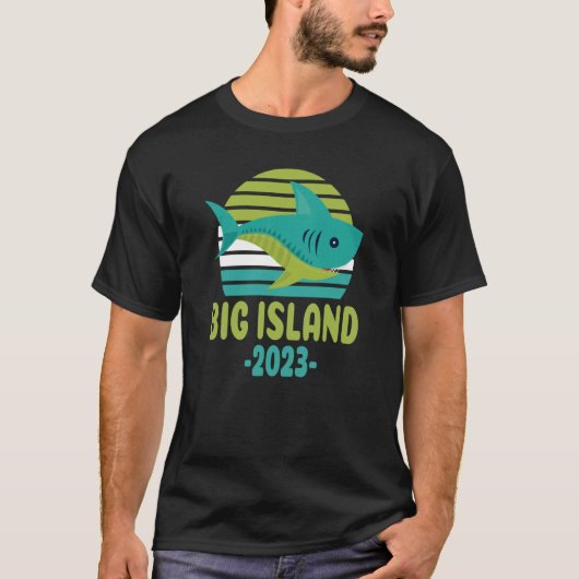 2023 Big Island Shark T-shirt (Voorkant)
