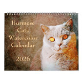 2023 Birmese kat mama eigenaar Lovers Gift Kalender (Hoes)
