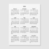 2023 Blanco kalender (Voorkant)