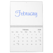 2023 Blanco kalender met Feestdagen (Feb 2026)