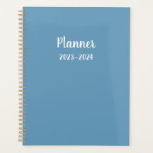 2023 blauw Maandelijks/Weekplanner