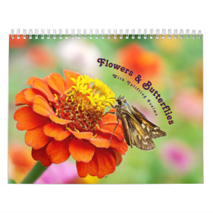 2023 Bloemen en vlinders met opwindende psalmen Kalender