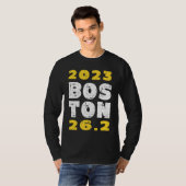 2023 Boston 26 2 Miles Running Training Qualifier  T-shirt (Voorkant volledig)